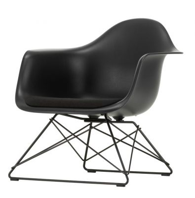 Eames Plastic Arm Chair LAR Stuhl mit Sitzpolster Vitra